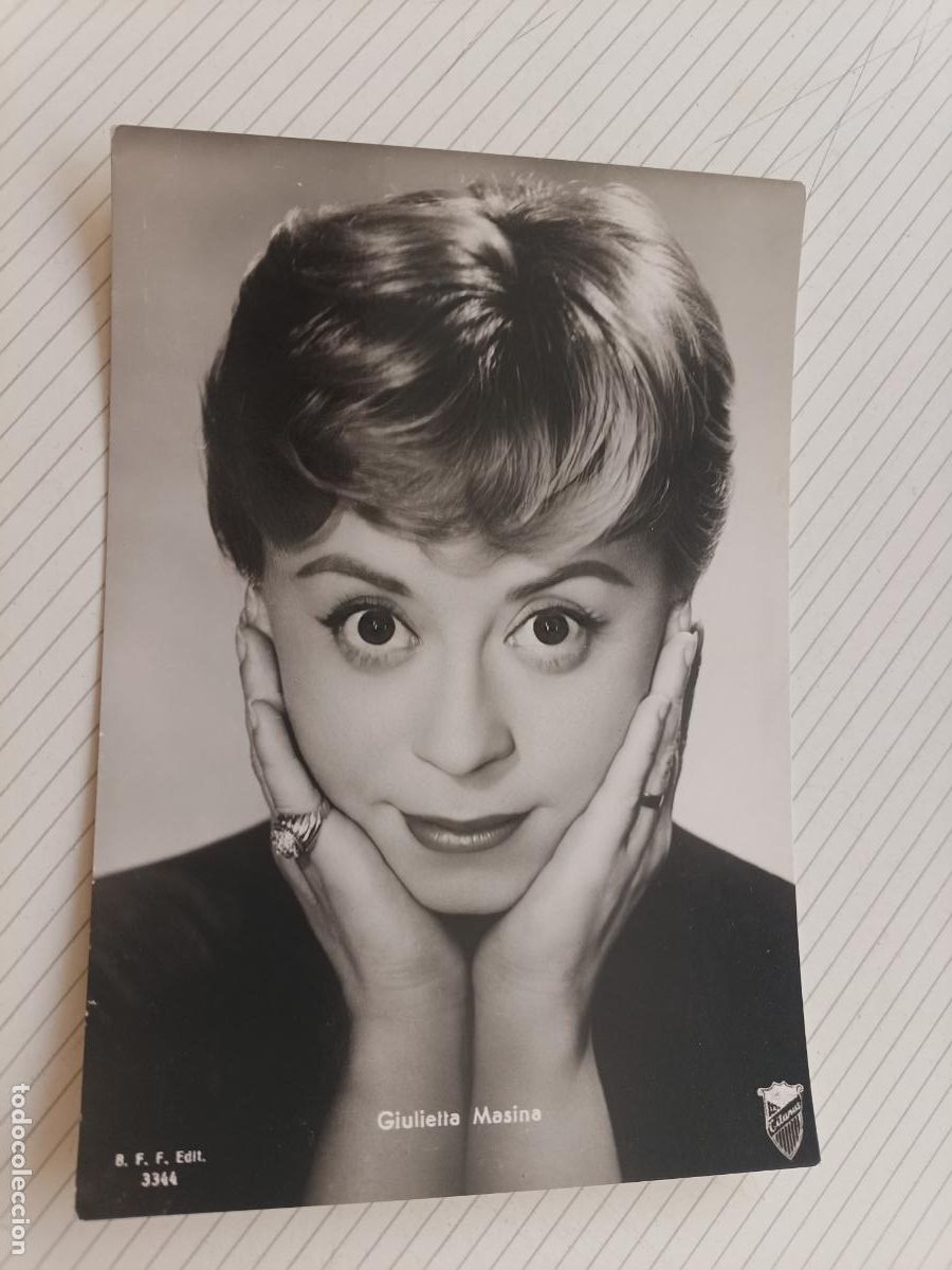 Cin&eacute;ma: Giulietta Masina, postal de cine de &eacute;poca