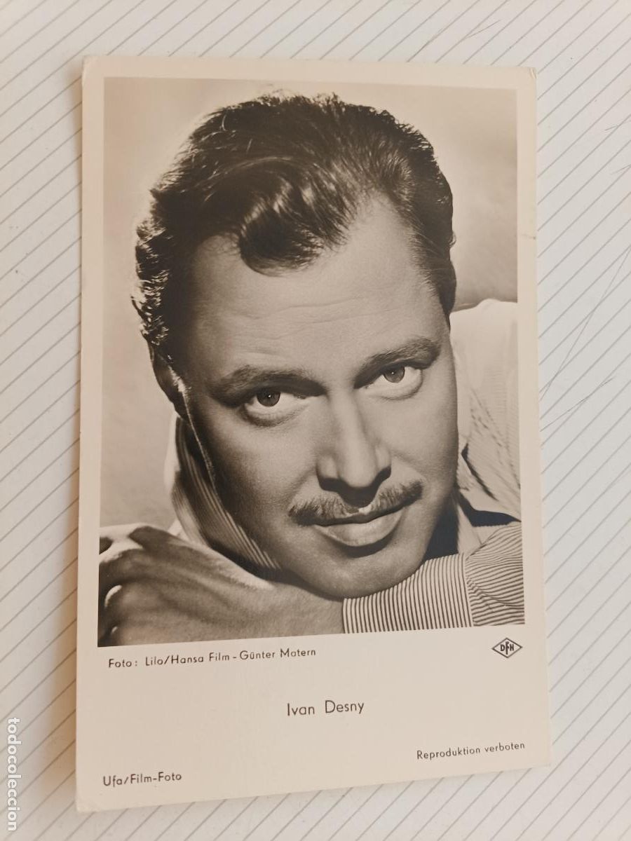 Cin&eacute;ma: Ivan Desny, postal de cine de &eacute;poca