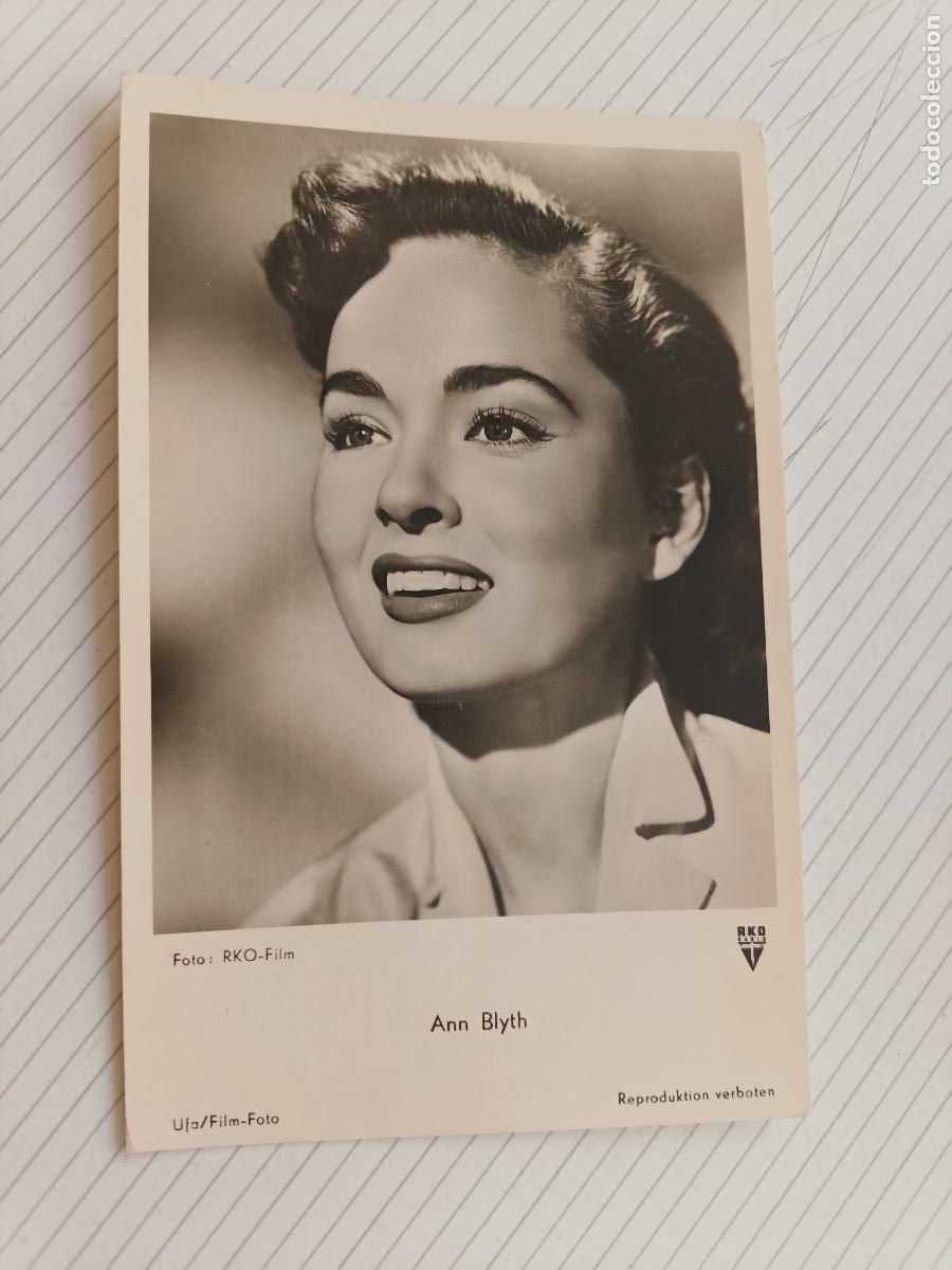 Cine: Ann Blyth, postal de cine de &eacute;poca