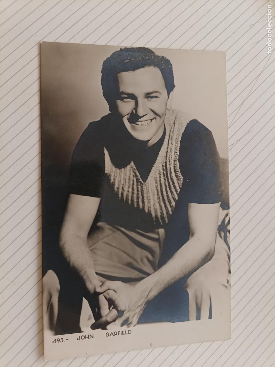 Cine: John Garfield. Postal antigua original