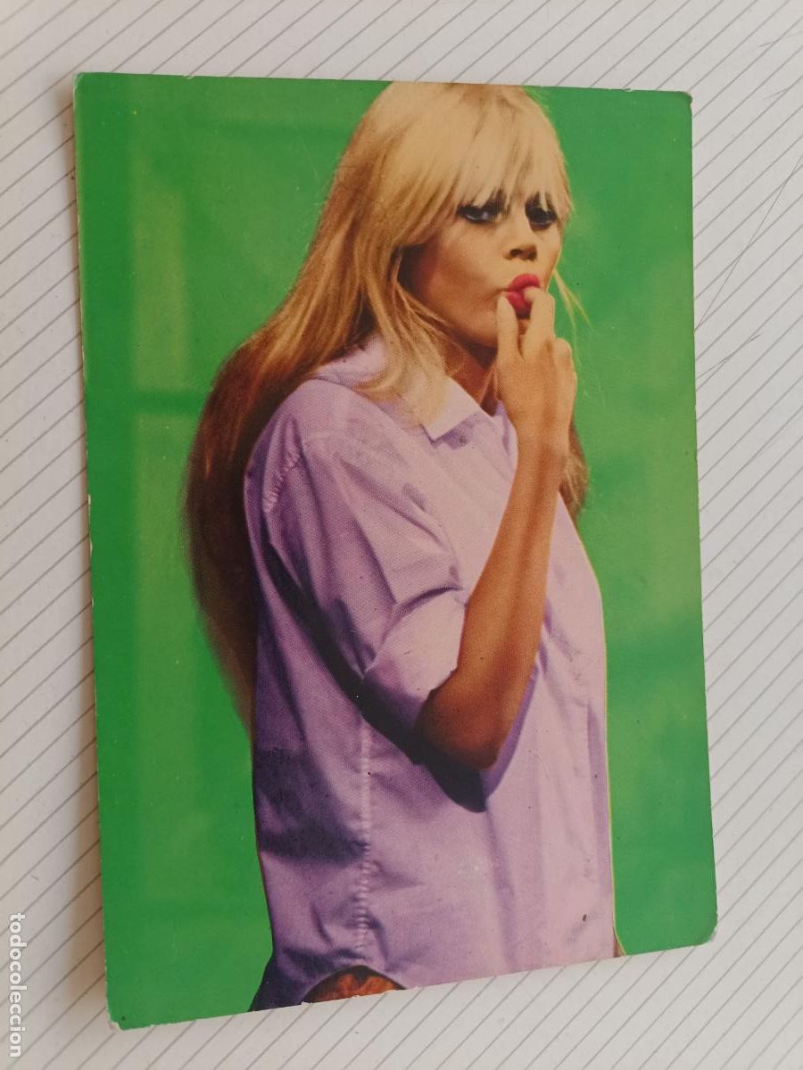Cine: Britt Eklund. Postal original de la &eacute;poca