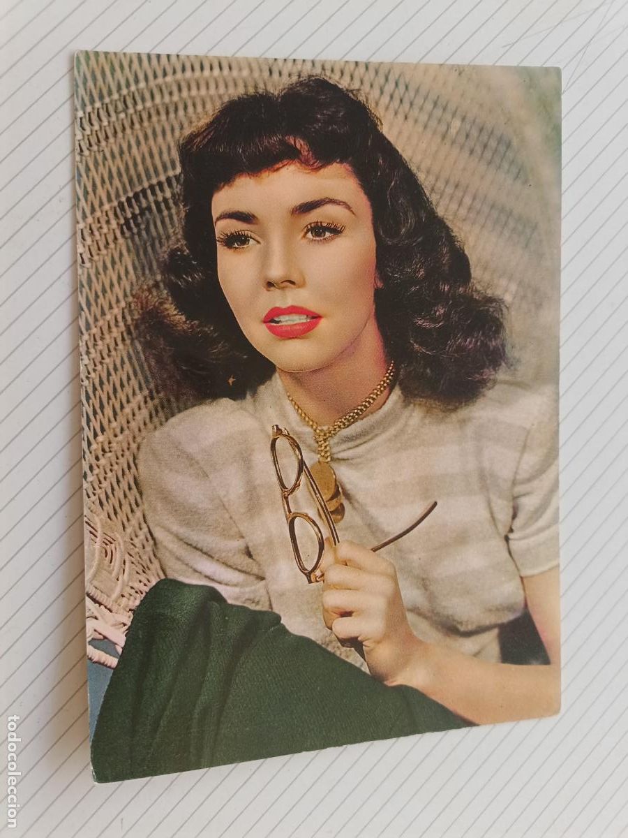 Cin&eacute;ma: Jennifer Jones. Postal original de la &eacute;poca