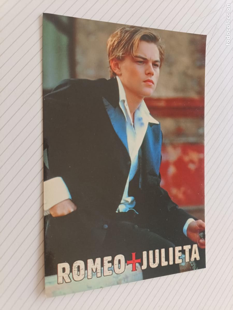 Cin&eacute;ma: Di Caprio. Romeo y Julieta. Postal de 1996