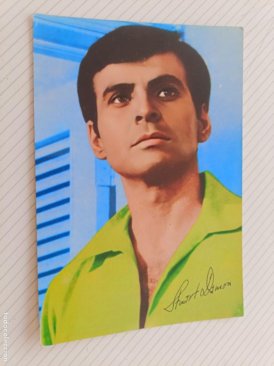 Cin&eacute;ma: Stuart Damon. Postal original de la &eacute;poca