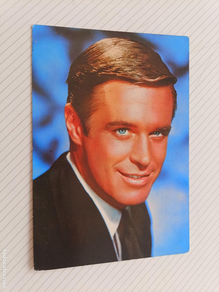 Cin&eacute;ma: George Peppard. Postal original de la &eacute;poca