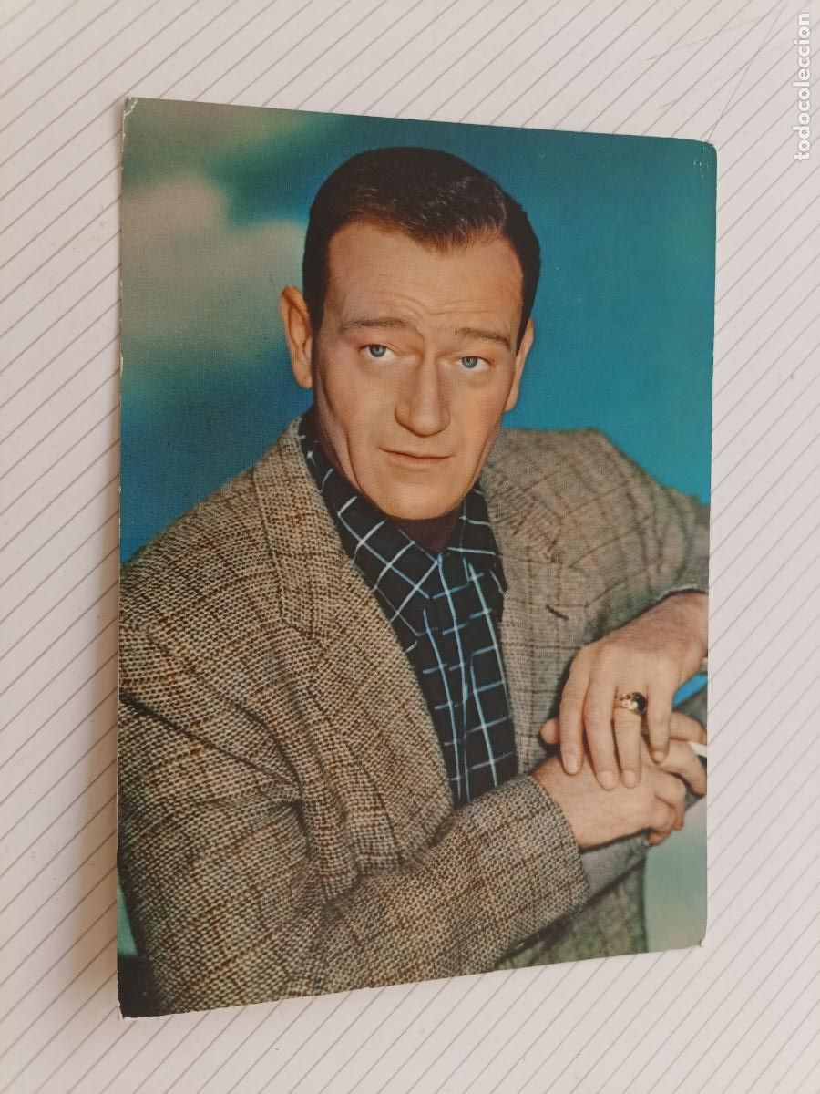 Cin&eacute;ma: John Wayne. Postal original de la &eacute;poca