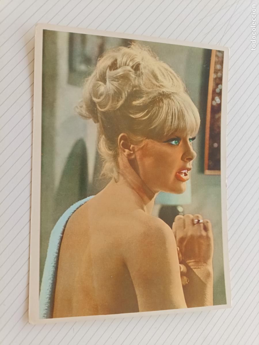 Cin&eacute;ma: Elke Sommer. Postal de cine de la &eacute;poca