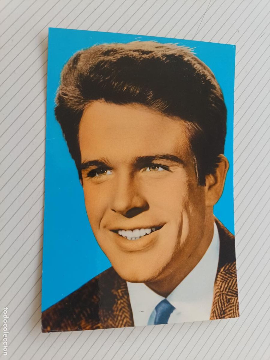 Kino: Warren Beatty. Postal de cine de la &eacute;poca