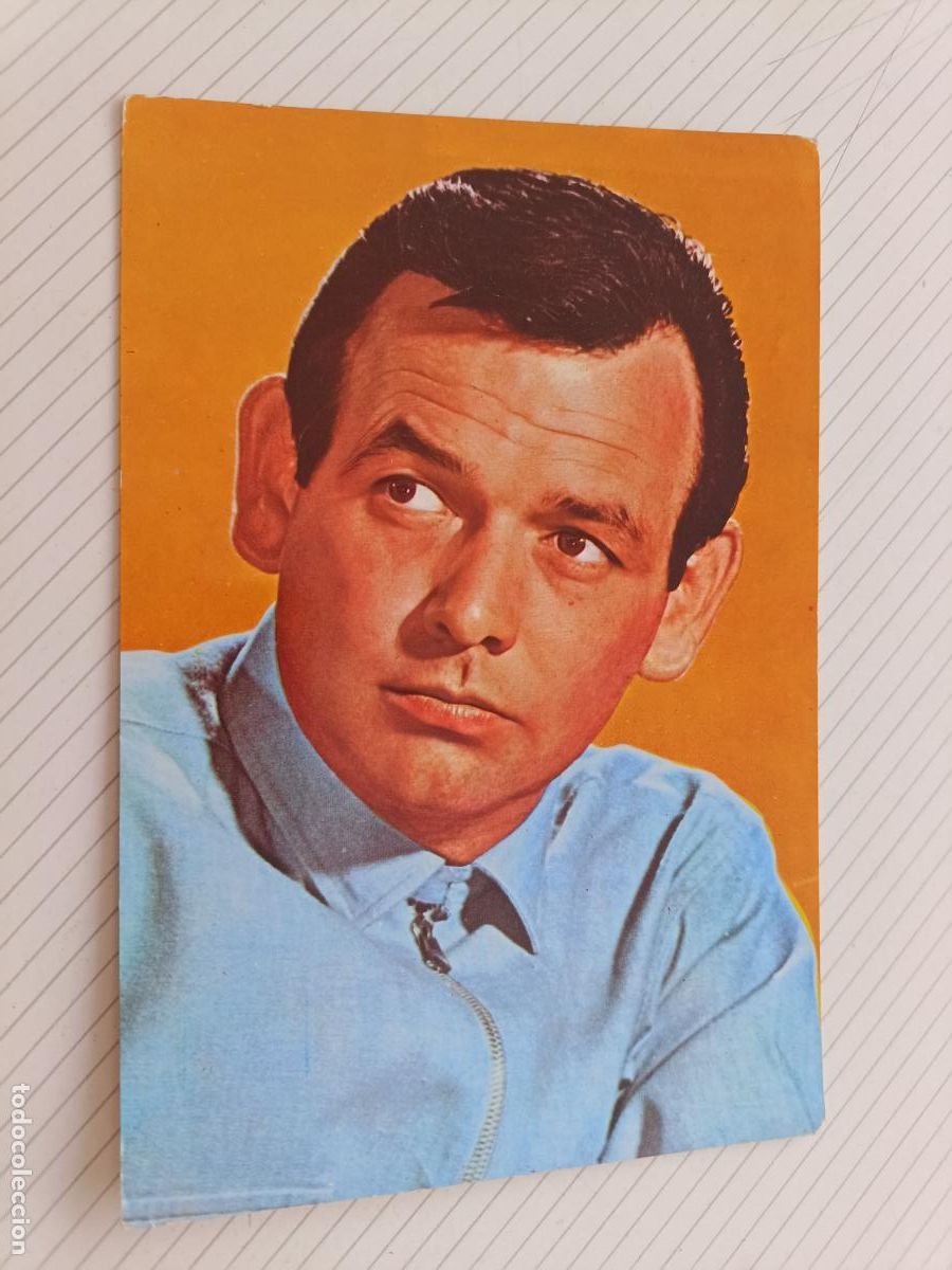 Kino: David Janssen. Postal de cine de la &eacute;poca