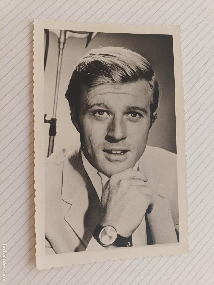 Cine: Robert Redford. Postal original de cine de la &eacute;poca