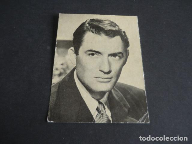 Cine: GREGORY PECK ACTOR TARJETA FLORITA