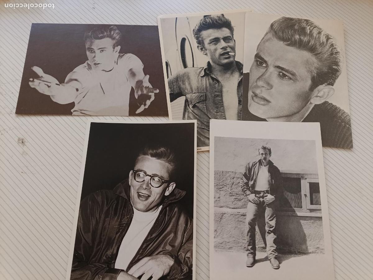 Cine: James Dean: 4 postales