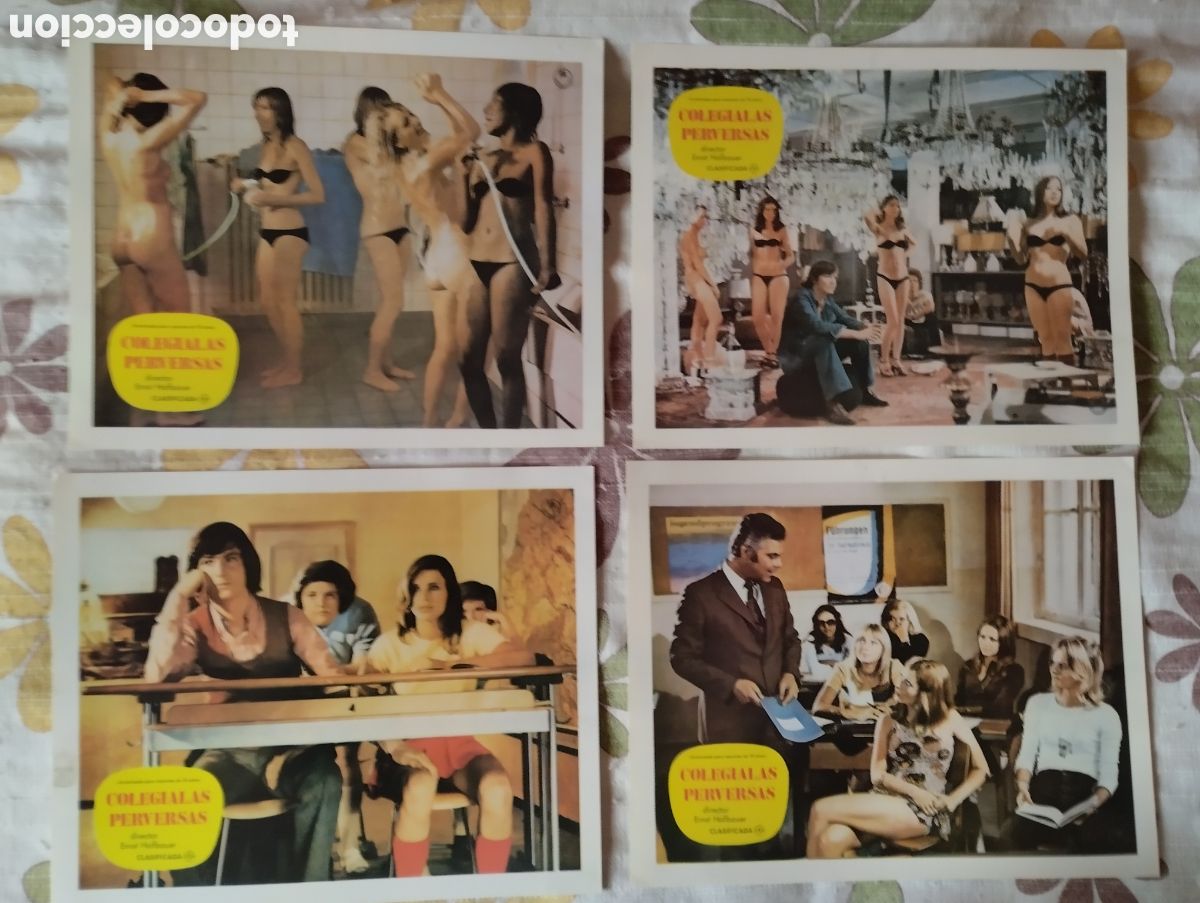 Cine: 10 FOTOCROMOS - COLEGIALAS PERVERSAS - SET COMPLETO