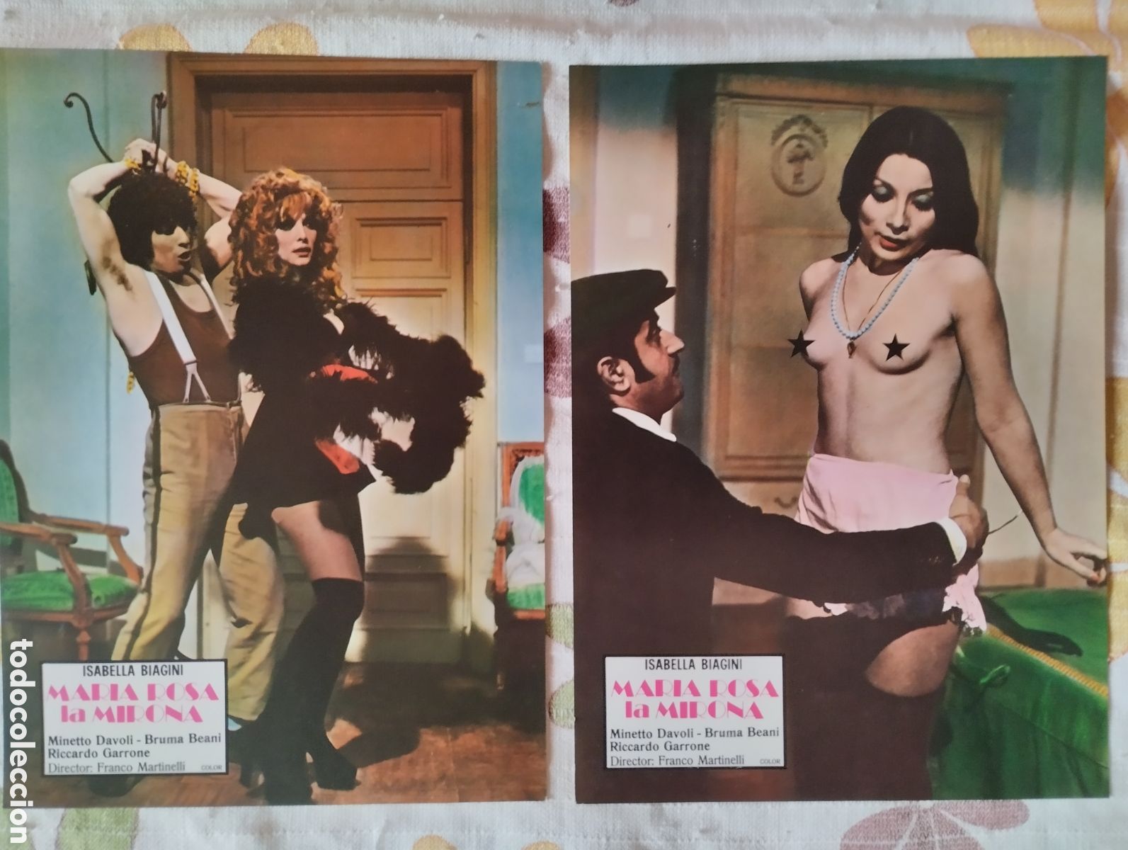 Cine: 12 FOTOCROMOS - MAR&Iacute;A ROSA LA MIRONA - SET COMPLETO