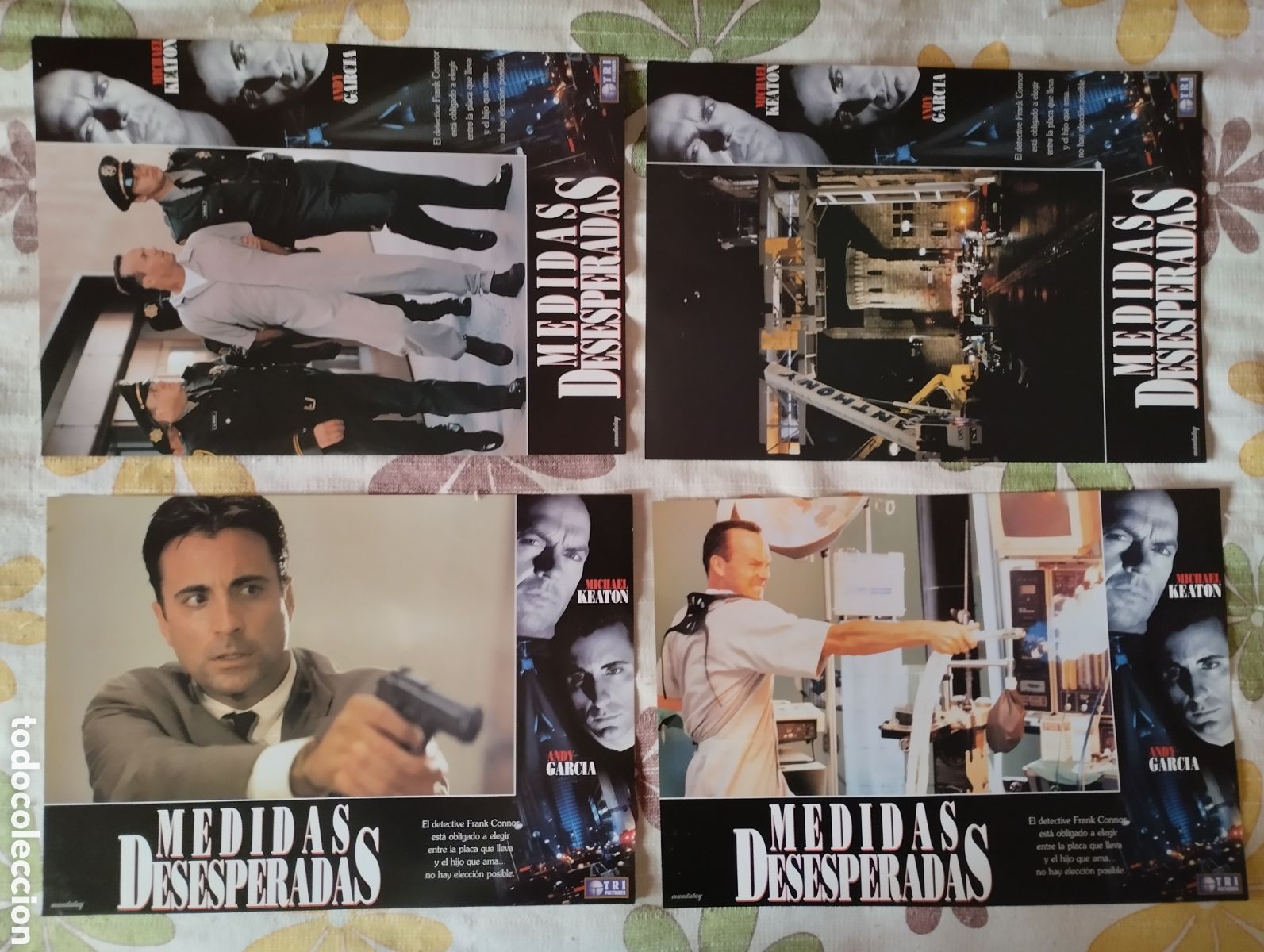 Cine: 12 FOTOCROMOS - MEDIDAS DESESPERADAS - SET COMPLETO