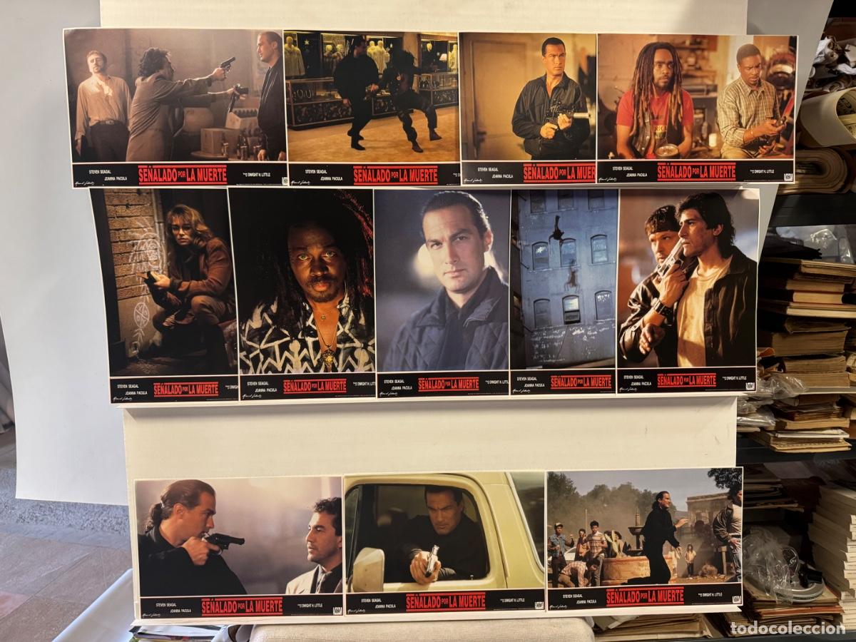 Cine: Se&ntilde;alado por la muerte, Steven Segal, Joanna Pacula, 12 Fotocromos