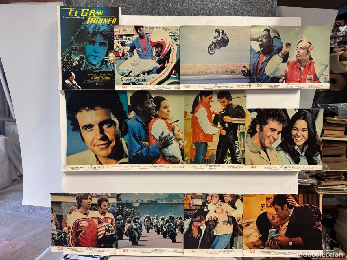 Cine: El gran triunfo, David Essex, Cristina Raines, 12 Fotocromos