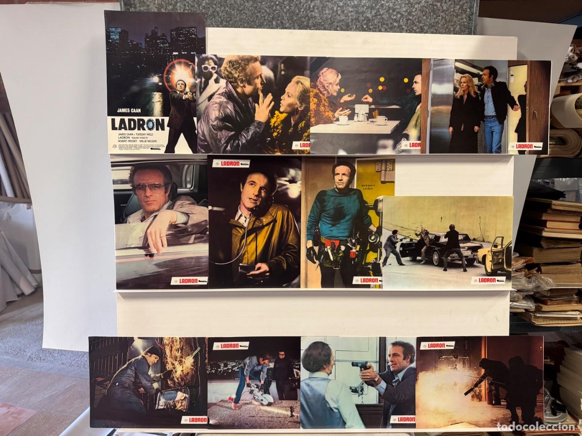 Cine: Ladron, James Caan, Tuesday Weld, 12 Fotocromos
