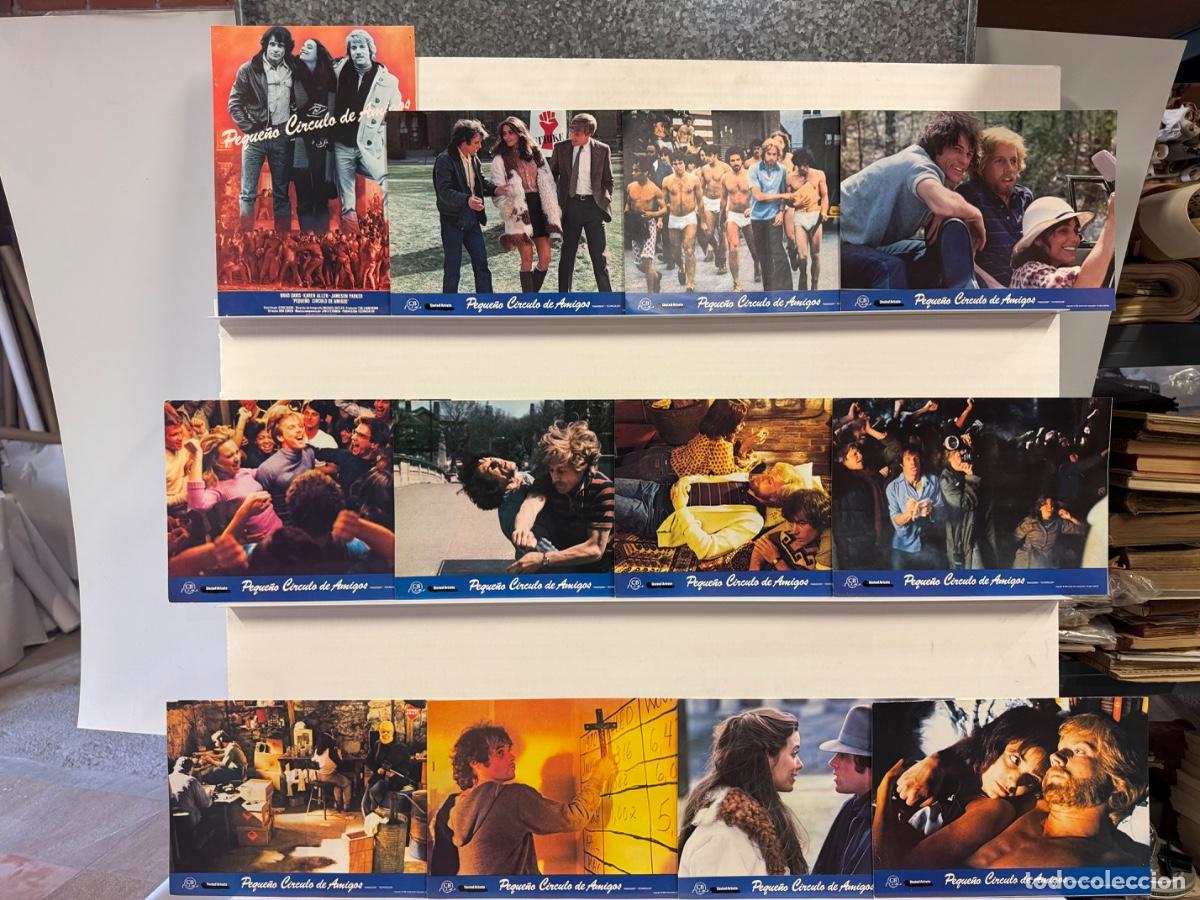 Cine: Peque&ntilde;o circulo de amigos, Brad Davis, Karen Allen, 12 Fotocromos