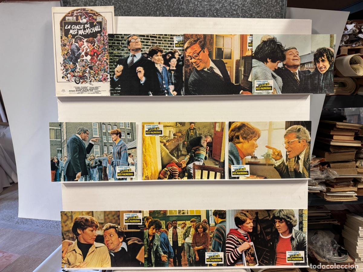 Cine: La clase de Miss MacMichael, Glenda Jackson, Oliver Reed, 10 Fotocromos