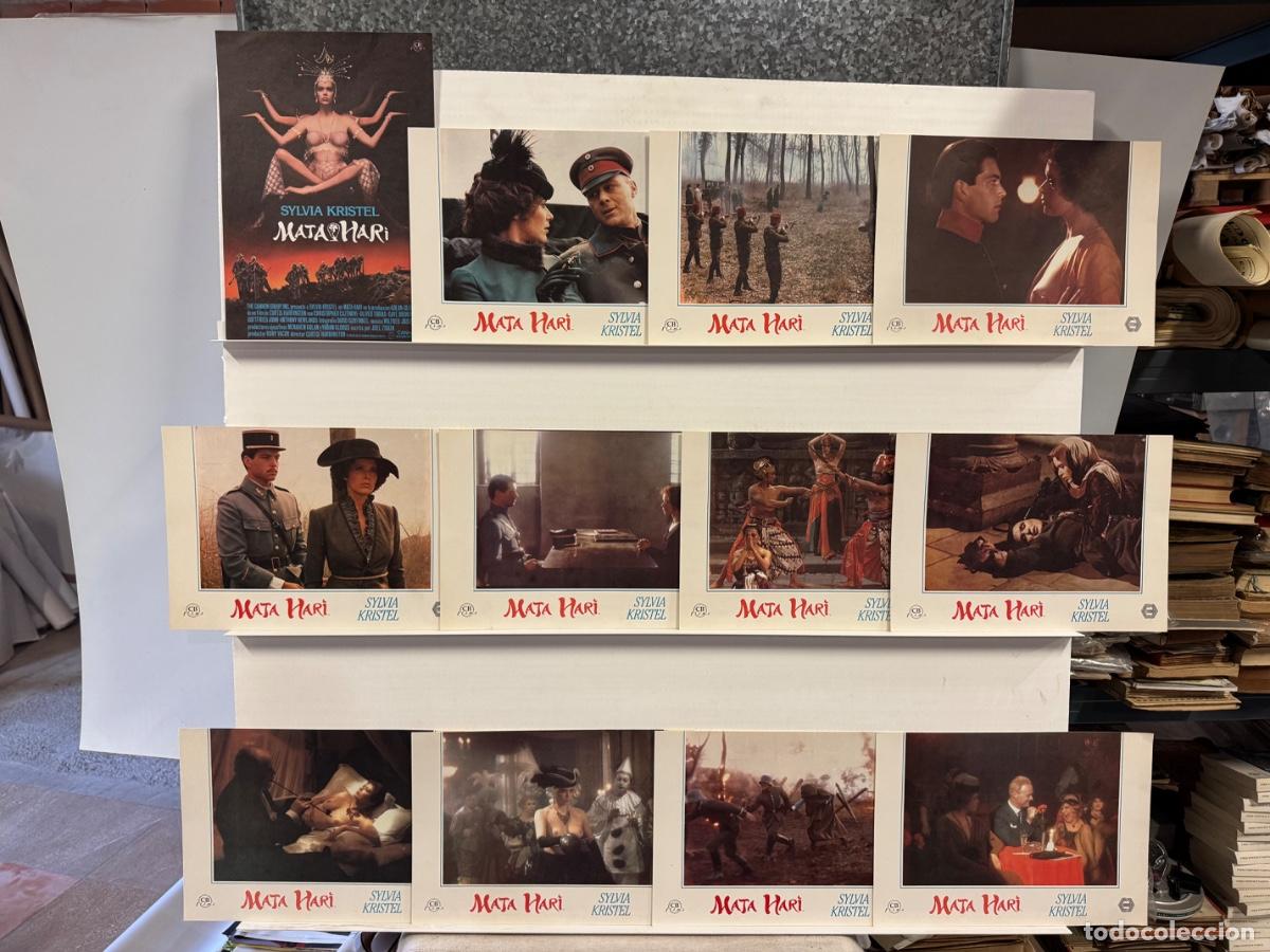 Cine: Mata Hari, Sylvia Kristel, Oliver Tobias, 12 Fotocromos