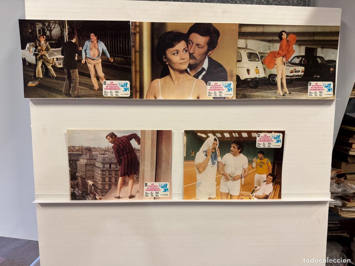 Cine: Un elefante se equivoca enormemente, Jean Rochefort, Guy Bedos, 5 Fotocromos