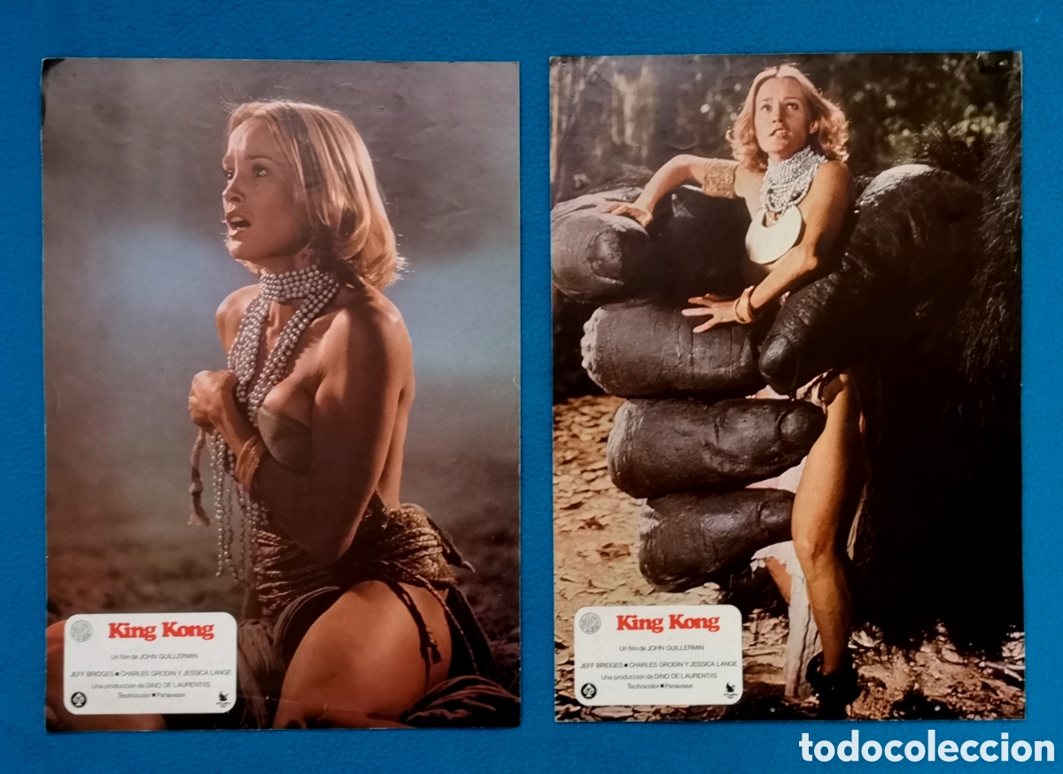 Cine: KING KONG - 1976 - 4 FOTOCROMOS