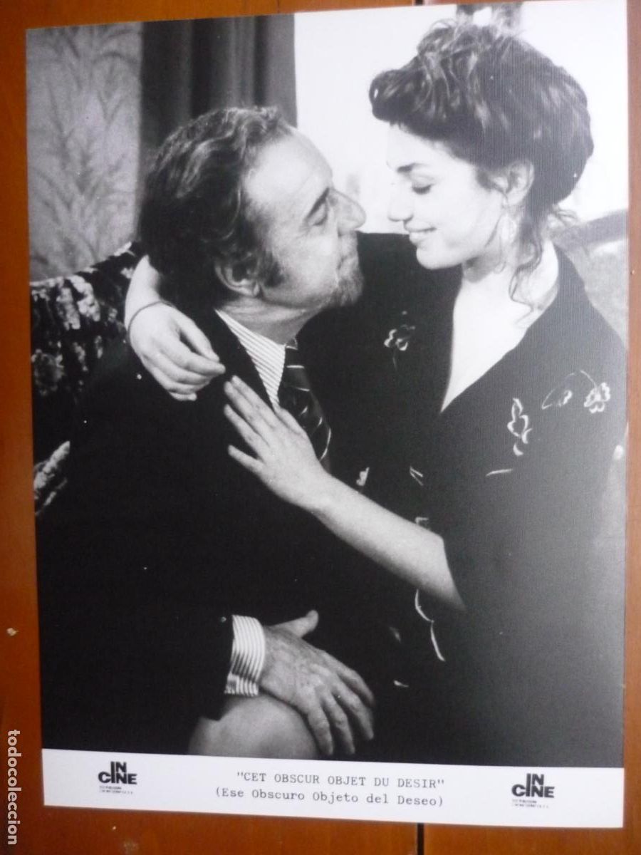 Cine: angela molina - foto original b/n - fernando rey ese oscuro objeto del deseo luis bu&ntilde;uel