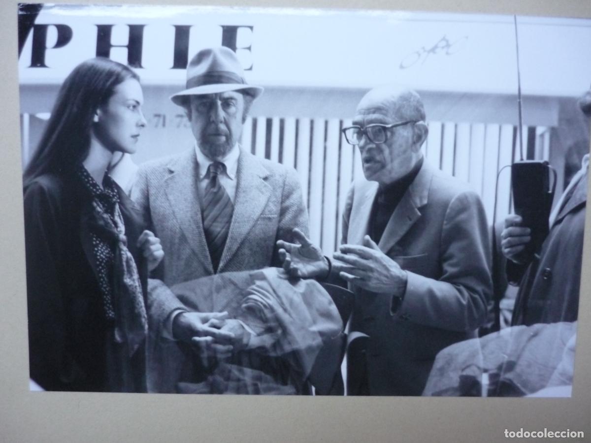 Cine: luis bu&ntilde;uel - foto original b/n - ese oscuro objeto del deseo filmmaker fernando rey carole bouquet