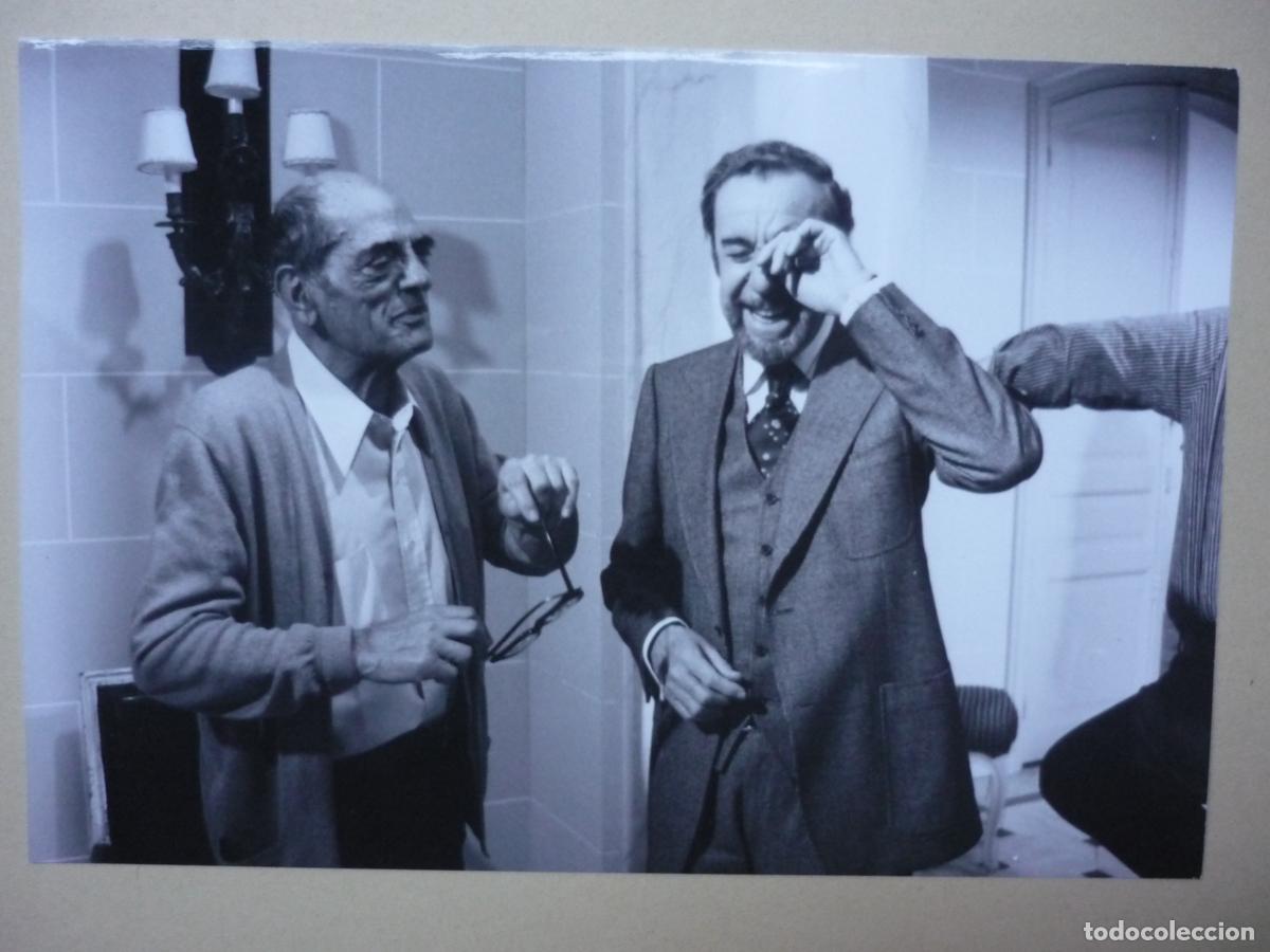 Cine: luis bu&ntilde;uel - foto original b/n - ese oscuro objeto del deseo filmmaker fernando rey