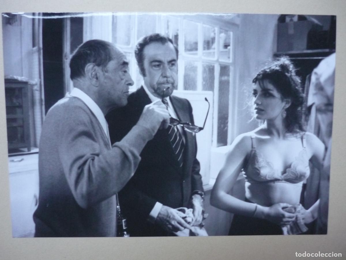 Cine: luis bu&ntilde;uel - foto original b/n - ese oscuro objeto del deseo filmmaker fernando rey angela molina