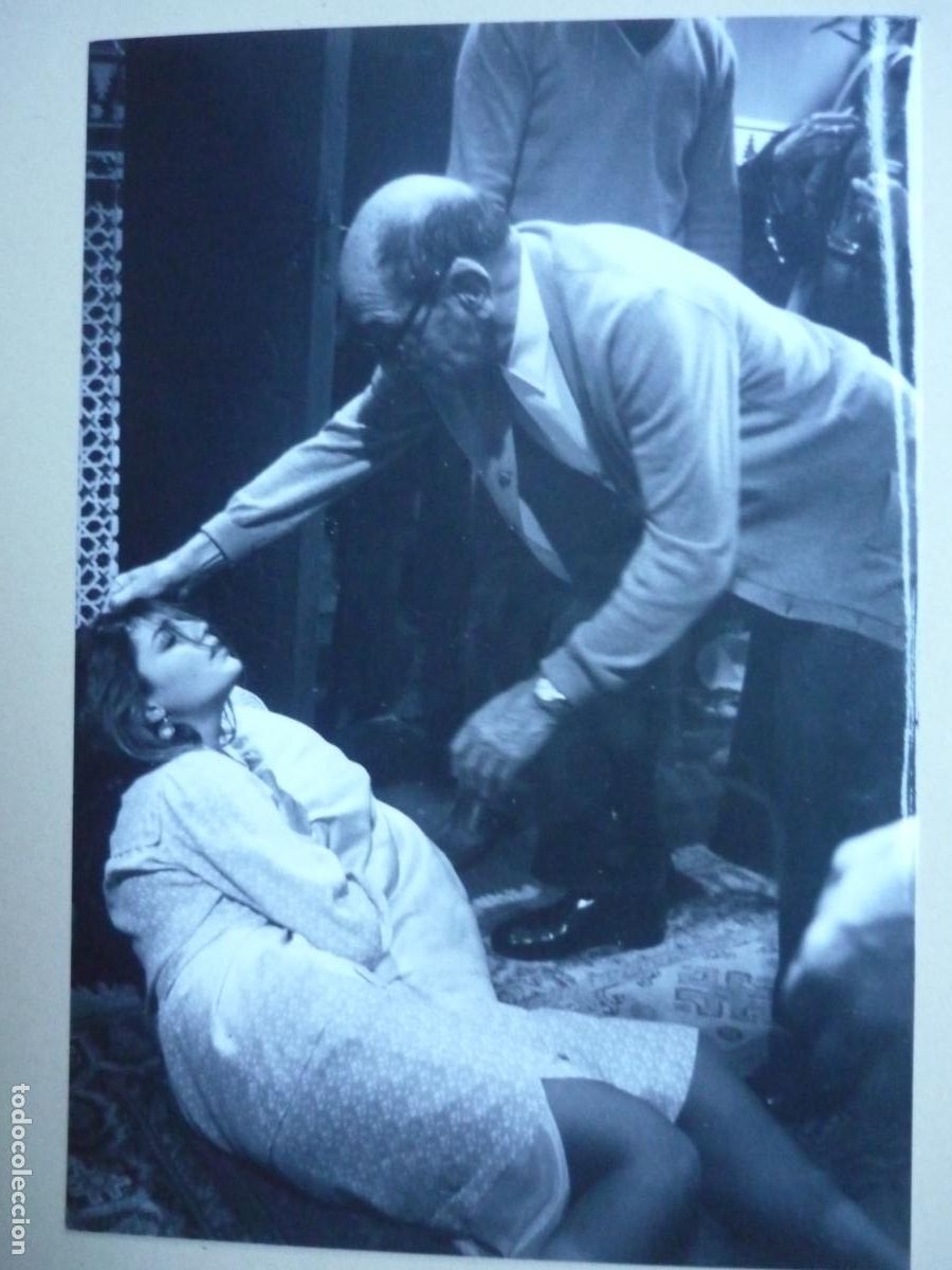 Cine: luis bu&ntilde;uel - foto original b/n - ese oscuro objeto del deseo filmmaker angela molina