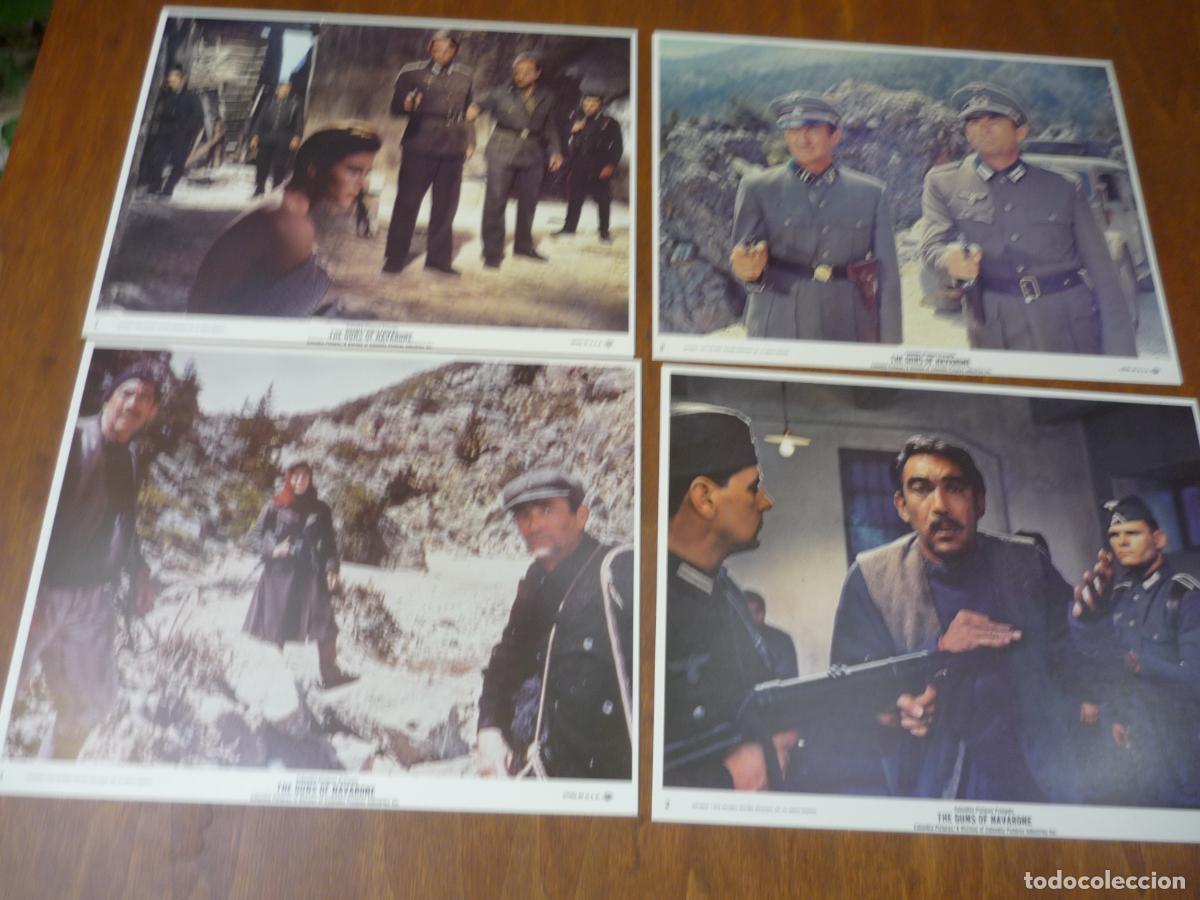 Cine: los ca&ntilde;ones de navarone - 8 fotocromos originales color usa - gregory peck david niven anthony quinn
