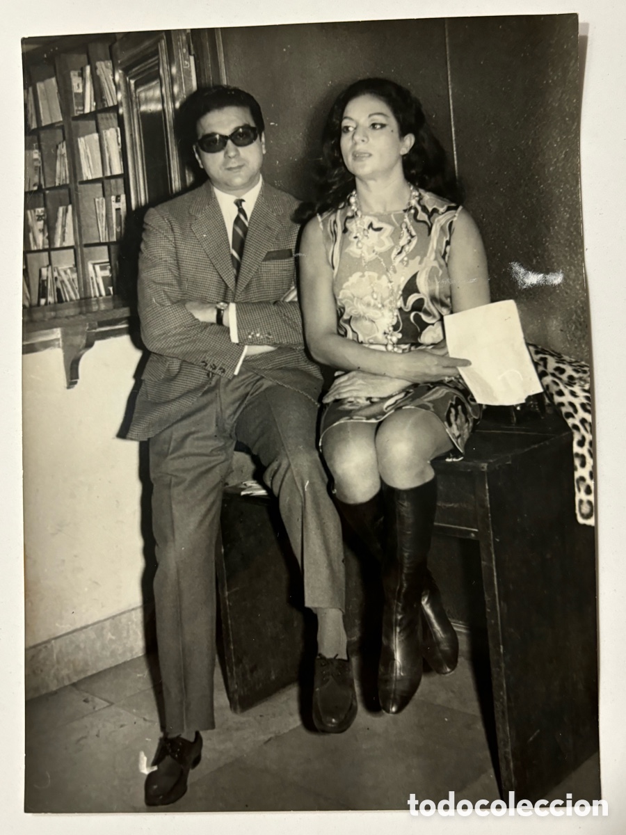 Kino: Foto original de Lola Flores y Antonio Gonzalez el pescailla foto Jos&eacute; Puente Barcelona M