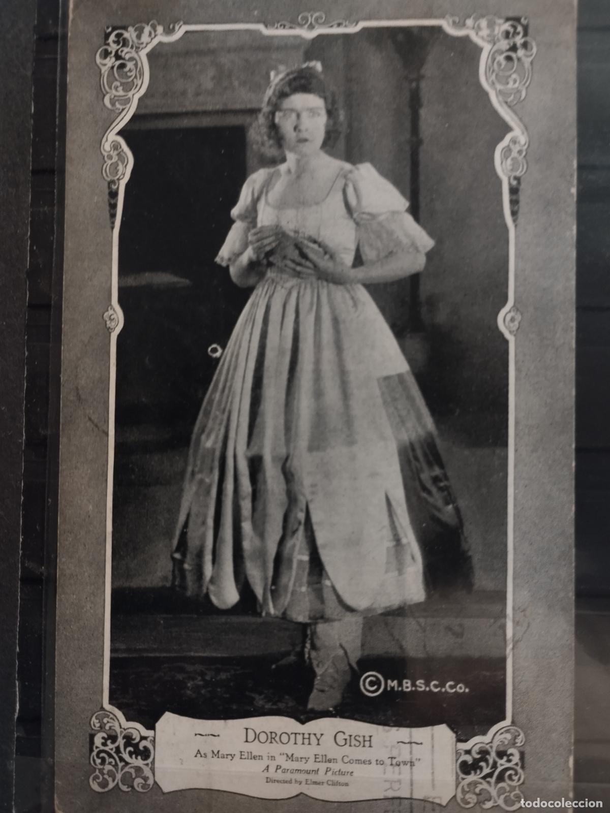 Kino: POSTAL. ACTRIZ. DOROTHY GISH EN UNA ESCENA DE MARY ELLEN COMES TO TOWN. DE EEUU A ESPA&Ntilde;A. 1932