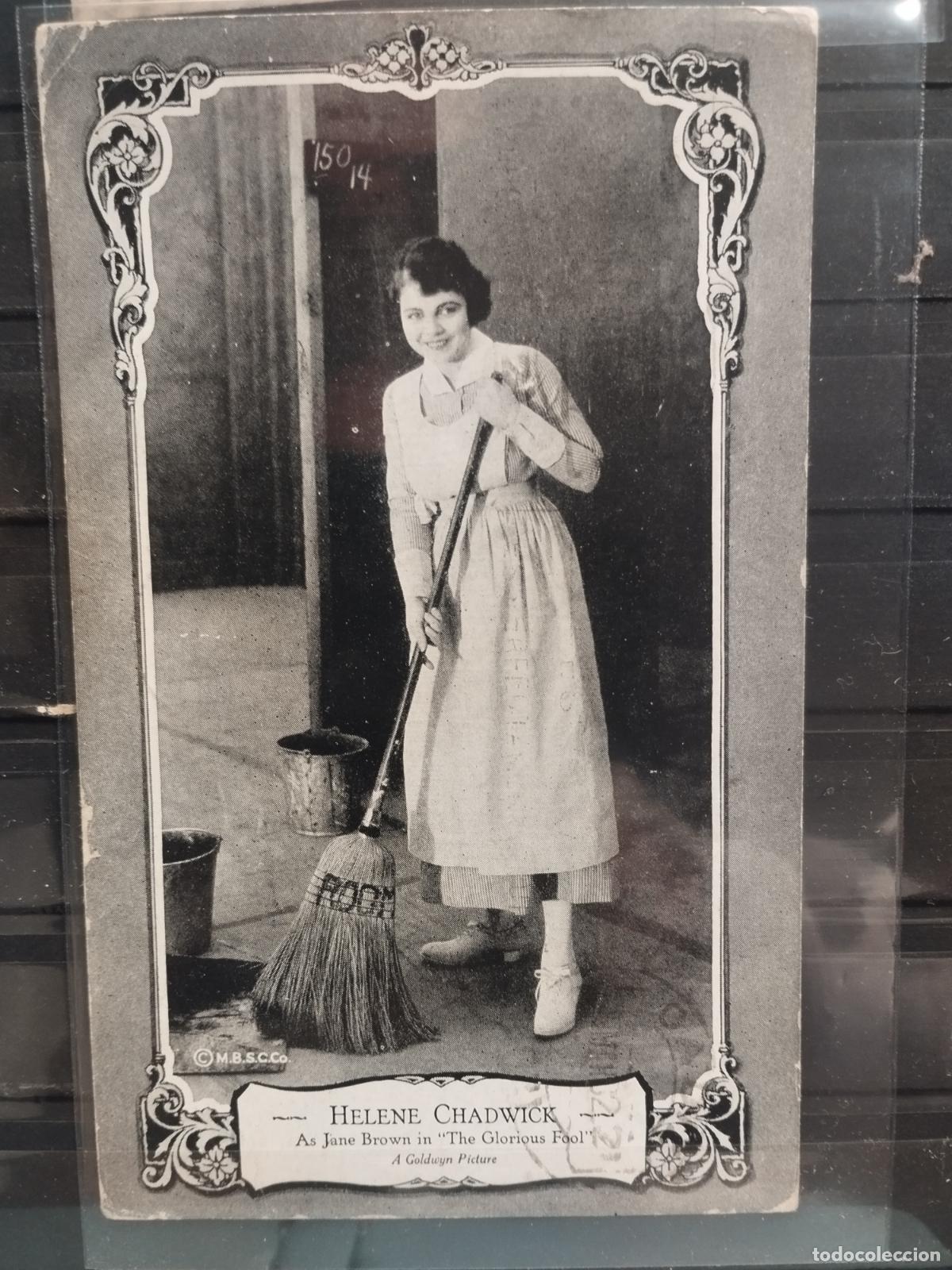 Cinema: POSTAL. ACTRIZ. HELENE CHADWICK EN UNA ESCENA DE THE GLORIOUS FOOL. DE EEUU A ESPA&Ntilde;A. 1932