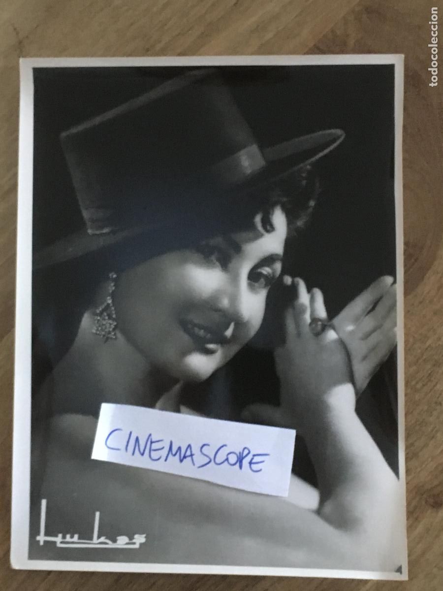 Cine: albina luna actriz bailarina foto original antigua espectaculo teatro cabaret revista