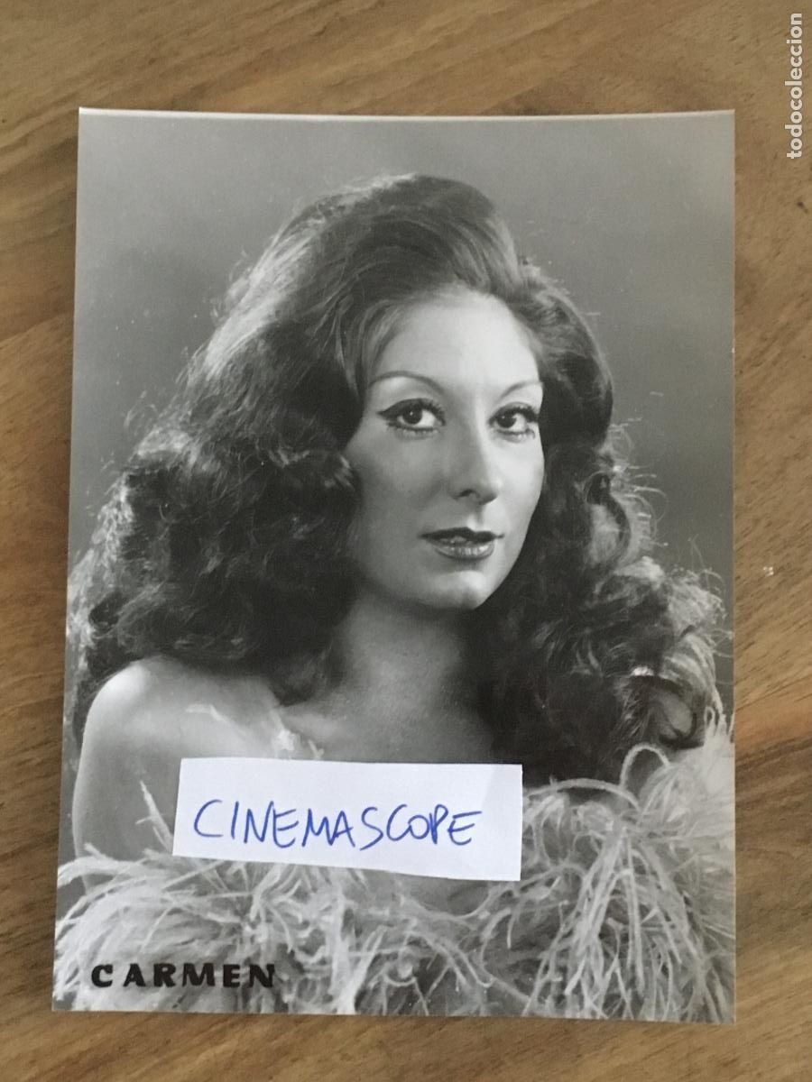 Cine: carmen actriz bailarina foto original antigua teatro cabaret revista