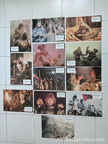 Kino: SJC 0001 EXCALIBUR JOHN BOORMAN SET COMPLETO 12 FOTOCROMOS ORIGINAL ESTRENO