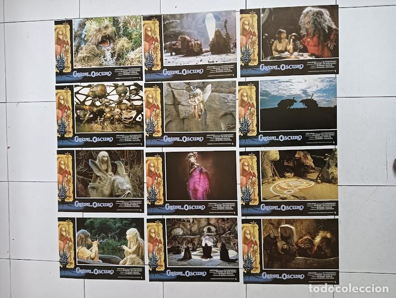 Cinema: SJC 0003 CRISTAL OSCURO FRANK OZ JIM HENSON CIENCIA FICCION SET COMPLETO 12 FOTOCROMOS ORIGINAL ESTR