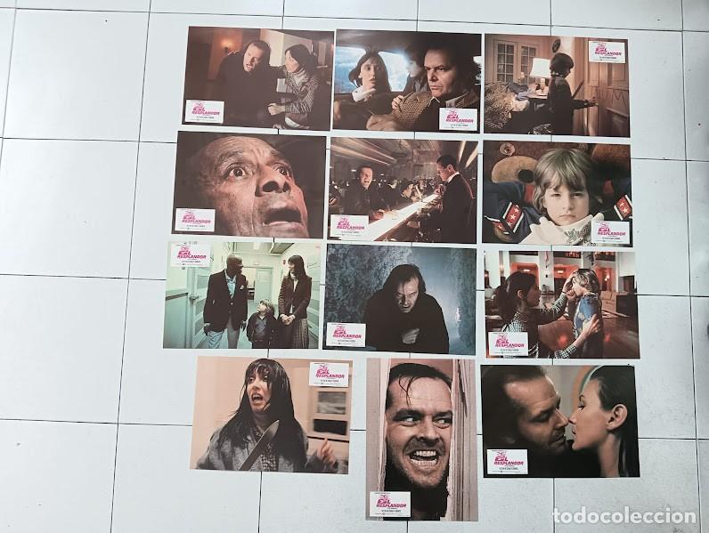 Cine: SJC 0006 EL RESPLANDOR STANLEY KUBRICK JACK NICHOLSON SET COMPLETO 12 FOTOCROMOS ORIGINAL ESTRENO