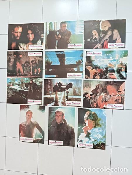 Cine: SJC 0010 BLADE RUNNER HARRISON FORD RIDLEY SCOTT SET COMPLETO 12 FOTOCROMOS ORIGINAL ESTRENO