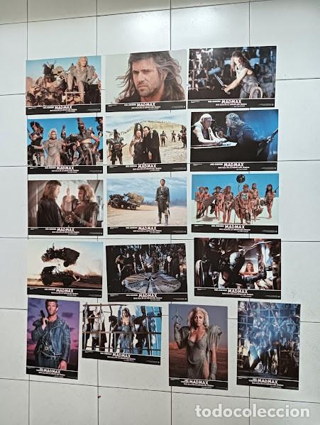 Cin&eacute;ma: SJC 0013 MAD MAX 3 MEL GIBSON TINA TURNER SET COMPLETO 16 FOTOCROMOS ORIGINAL ESTRENO