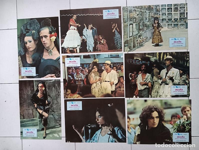 Cine: SJC 0017 OCA&Ntilde;A RETRAT INTERMITENT VENTURA PONS GAY CULT SET COMPLETO 8 FOTOCROMOS ORIGINAL ESTRENO