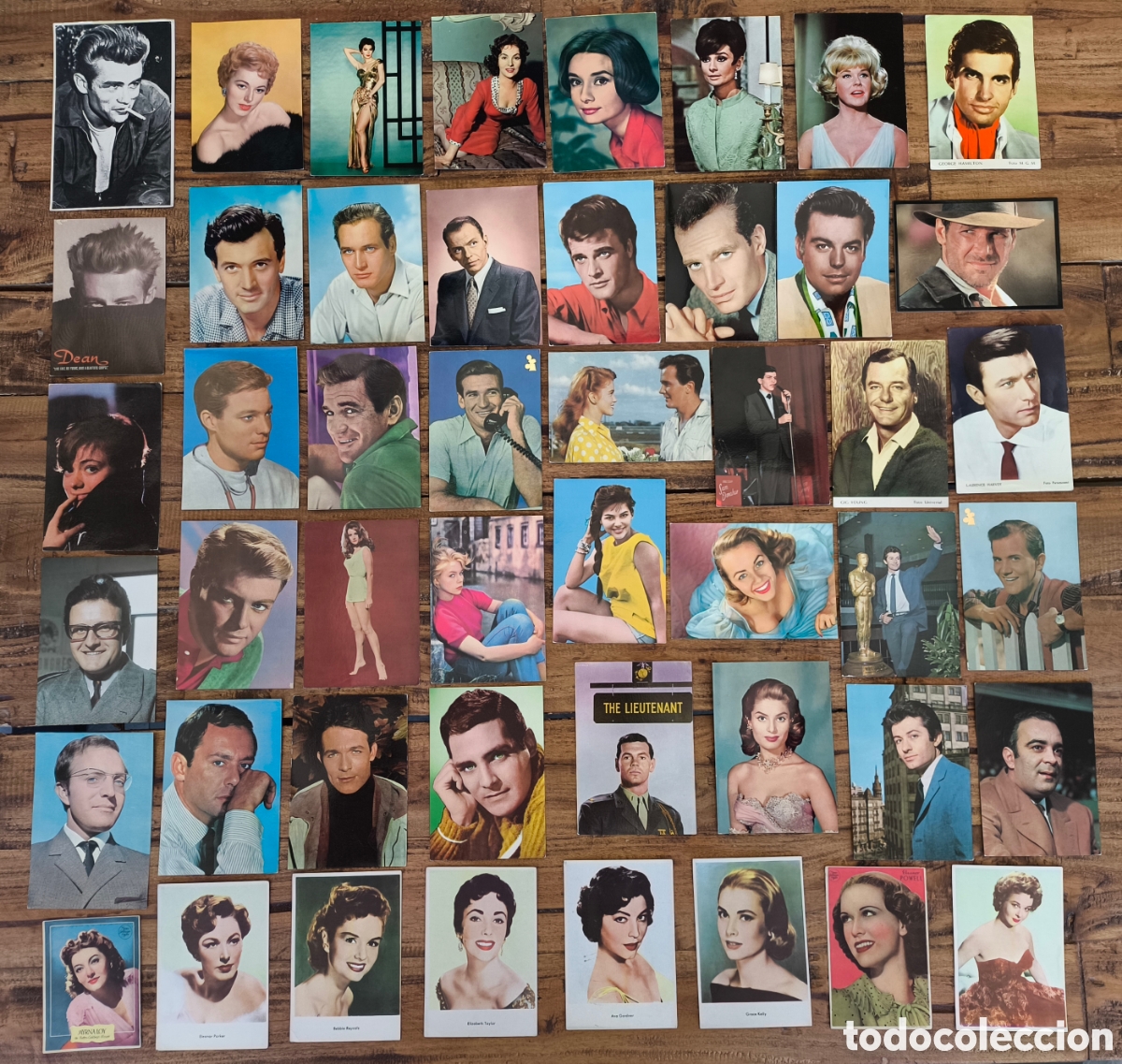 Cine: Lote antiguas postales fotocromos tarjeta actores actrices Hollywood Cine