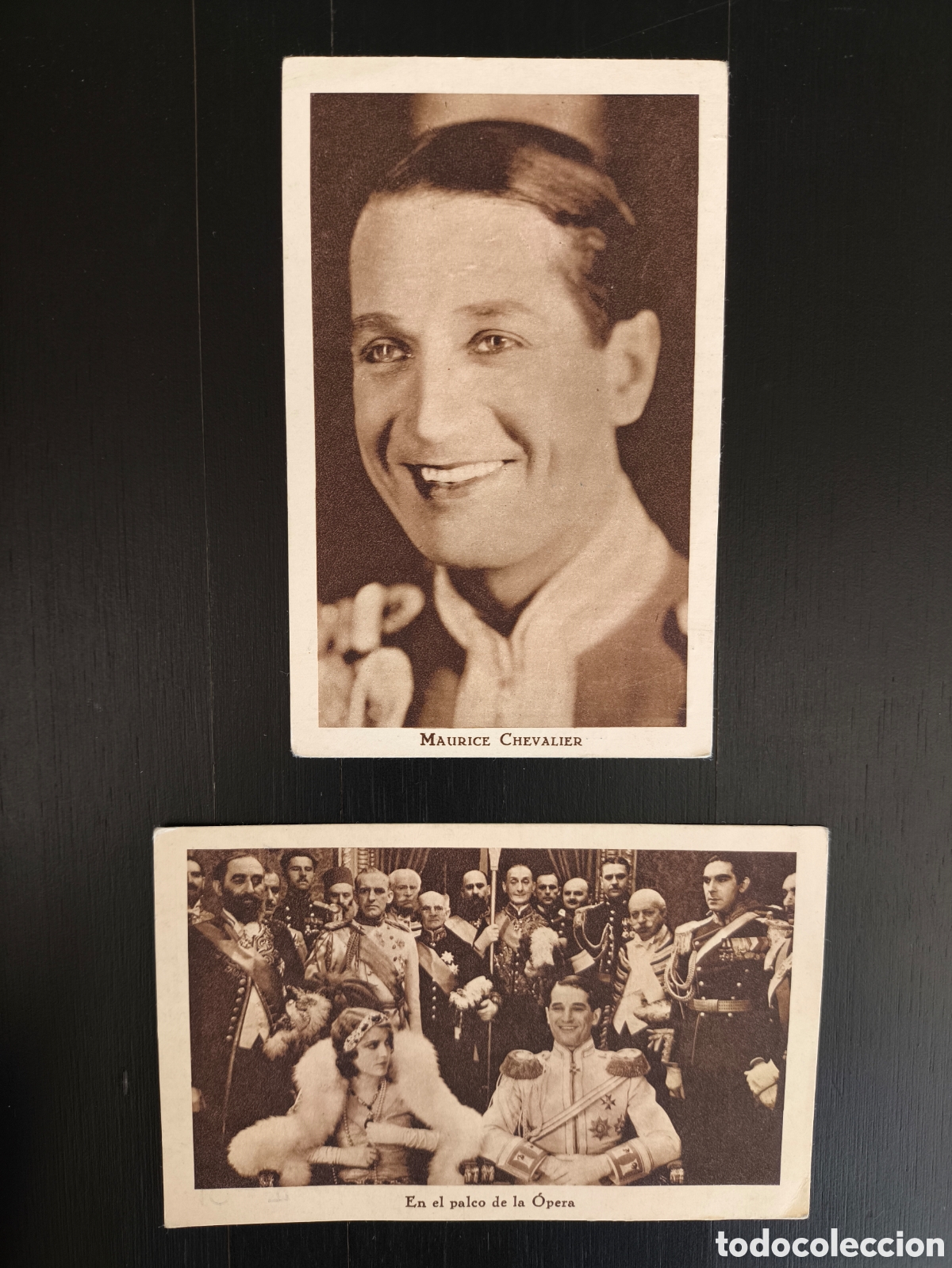 Cine: Lote antiguos cromos fotocromos colecc. El Desfile del Amor Maurice Chevalier Publicidad Casa Yustas