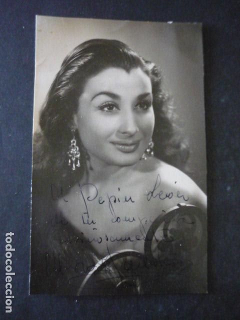 Cinema: M. BALLESTEROS ACTRIZ ANTIGUA FOTOGRAFIA CON FIRMA AUTOGRAFO 9 X 14 CM