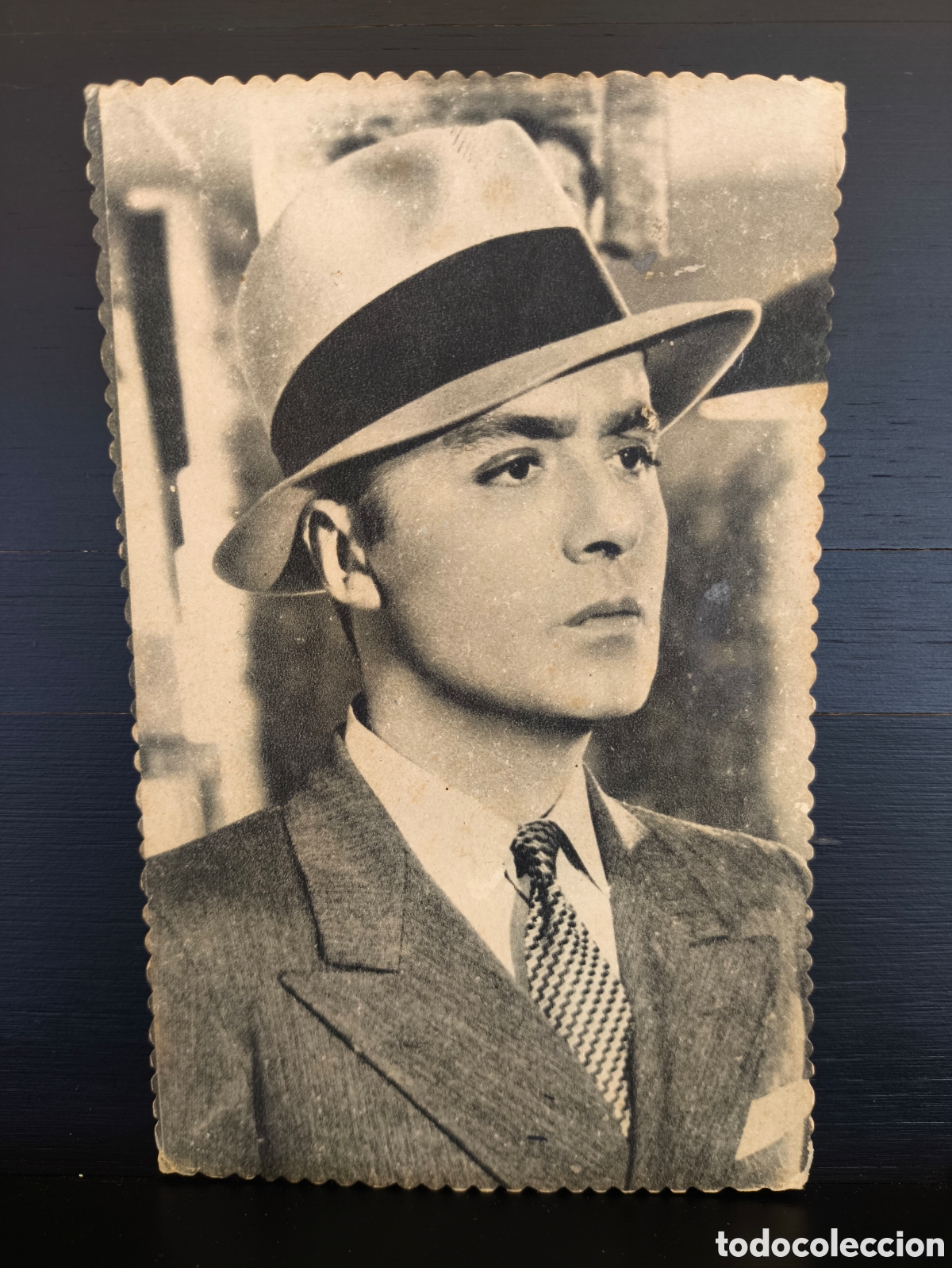 Cine: Antigua postal fotogr&aacute;fica retrato Charles Boyer actor franc&eacute;s cine Hollywood Serie 4029