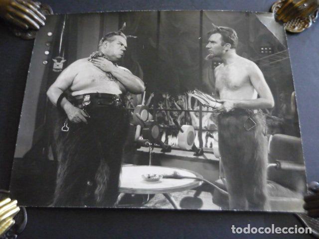 Cine: JUAN DE LANDA CON FERNANDO FERNAN GOMEZ ACTORES ANTIGUA FOTOGRAFIA ORIGINAL 18 X 24 CM