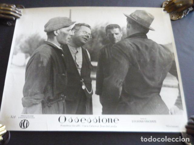 Cine: JUAN DE LANDA ACTOR EN PELICULA OSSESSIONE ANTIGUA FOTOGRAFIA ORIGINAL 20,5 X 25 CM